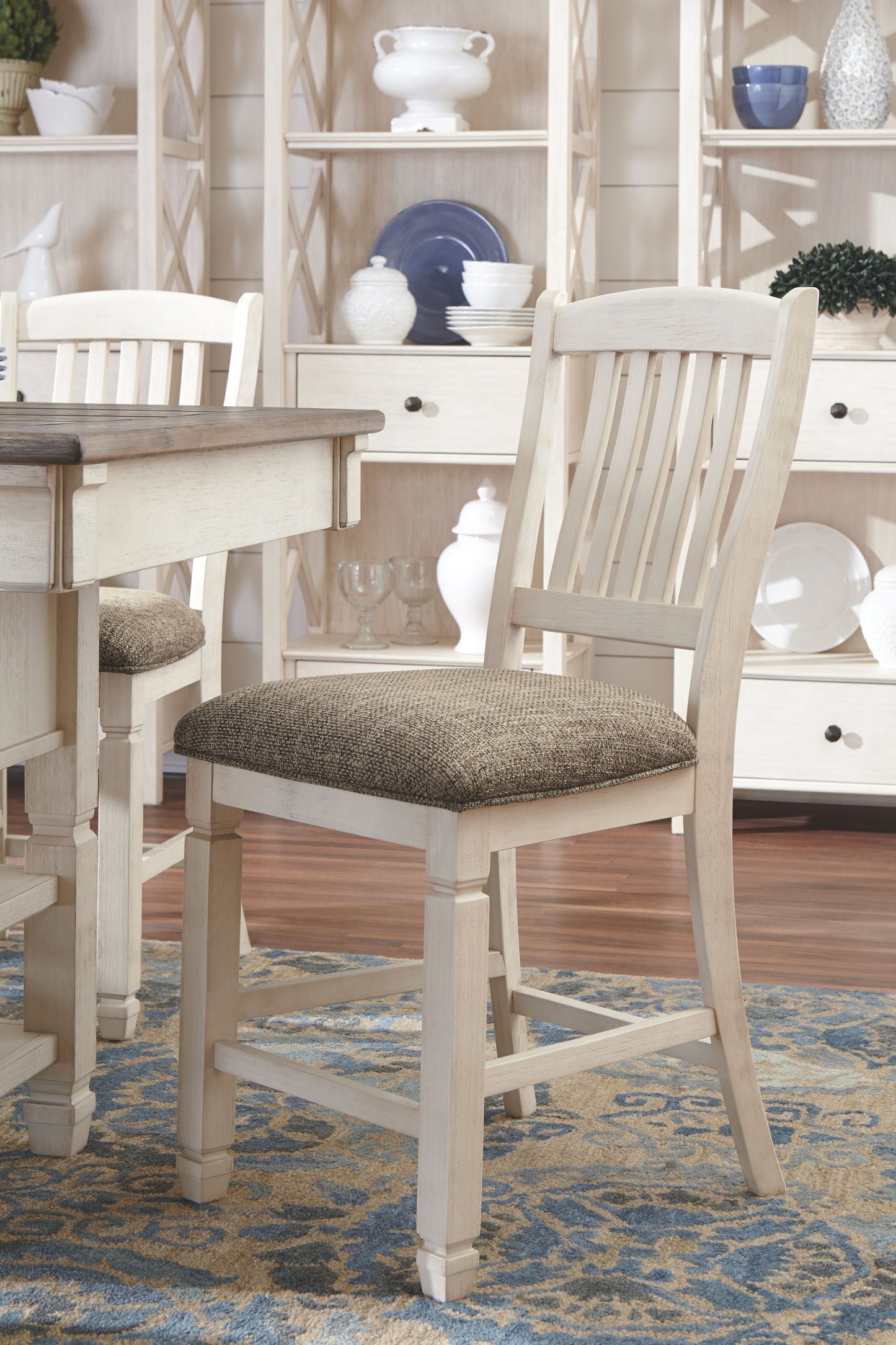 Bolanburg - Beige - Upholstered Barstool