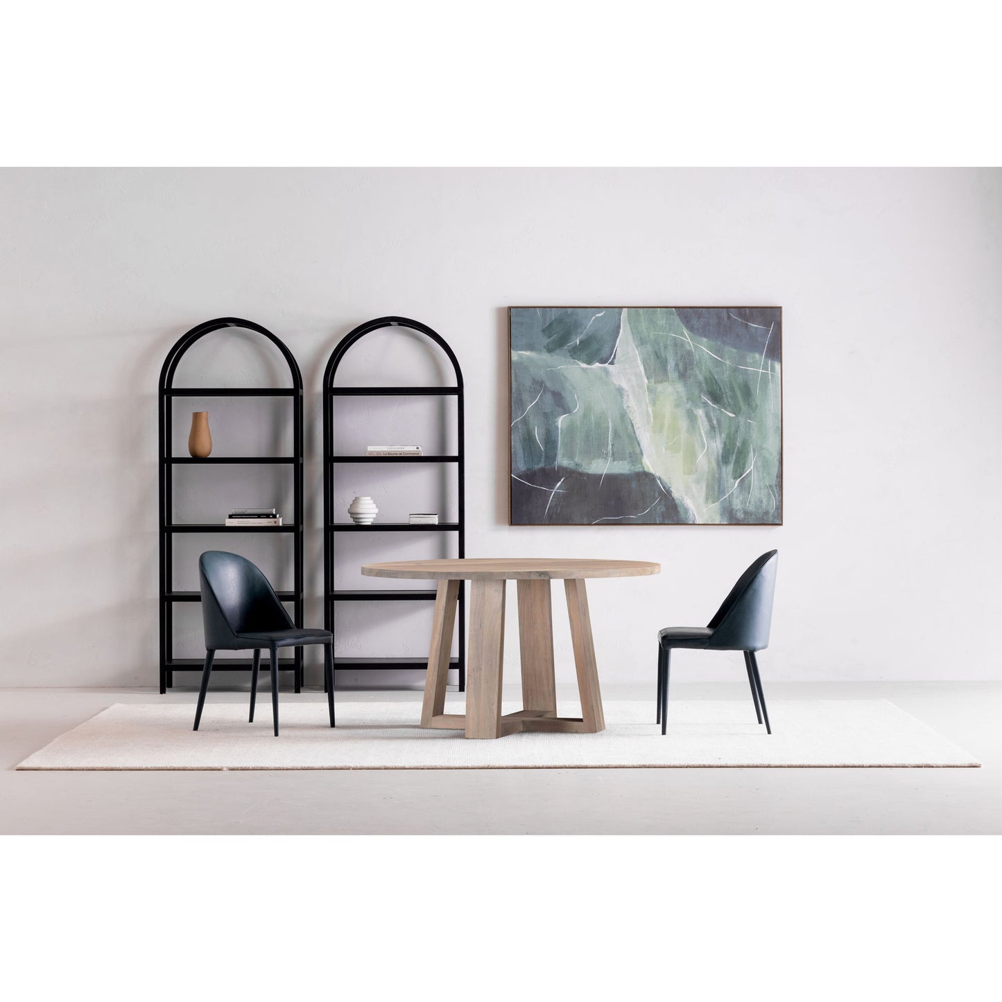 Tanya - Round Dining Table - Gray