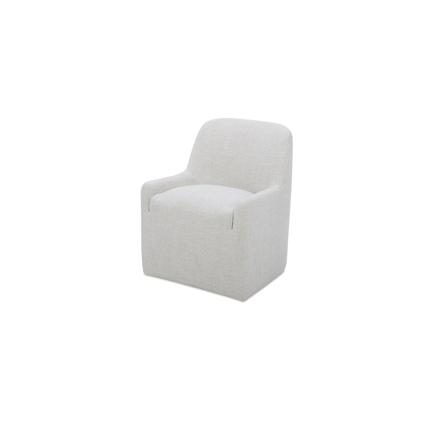 Maisie - Rolling Dining Chair - Flecked Oat