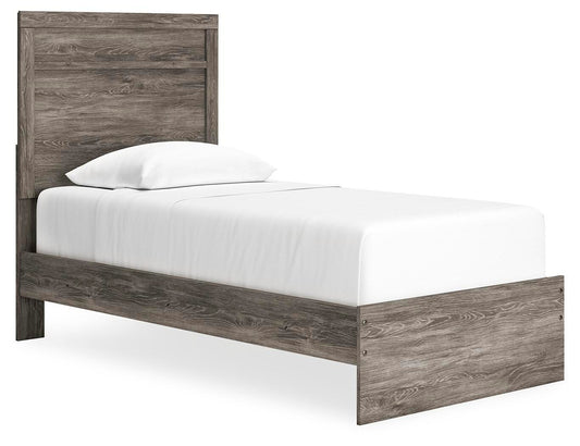 Ralinksi - Twin Panel Bed - Gray - Wood