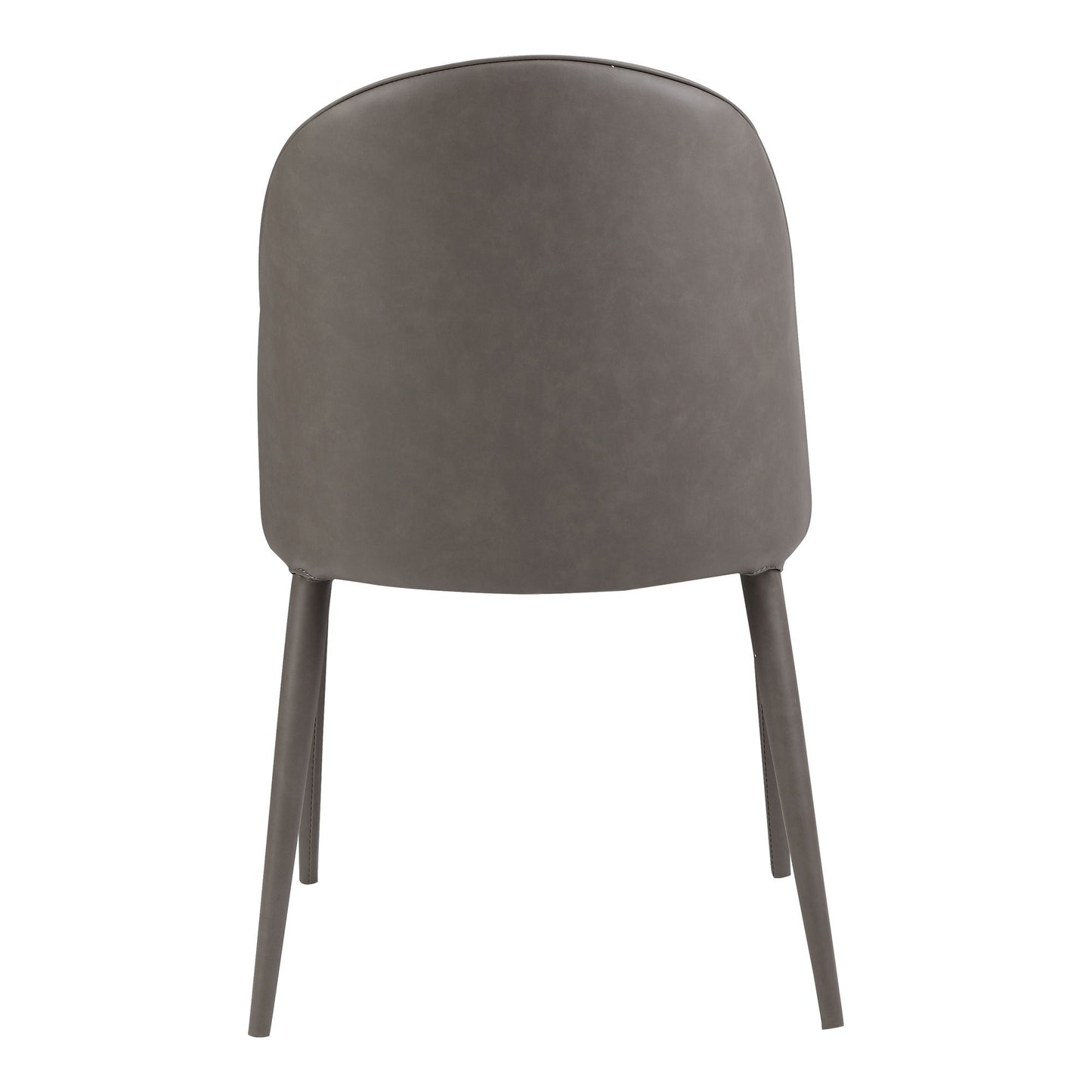 Burton - Vegan Leather Dining Chair (Set of 2) - Gray