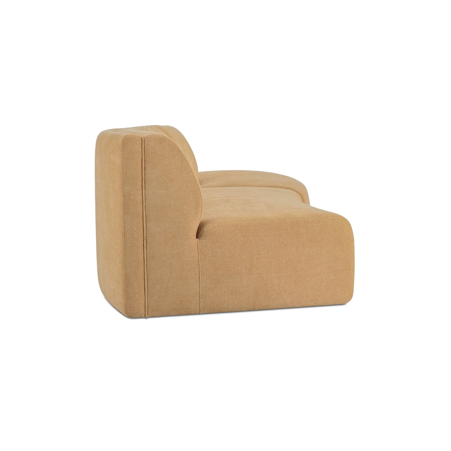 Naomi - 2 Piece Concave Modular Sectional - Golden Yellow