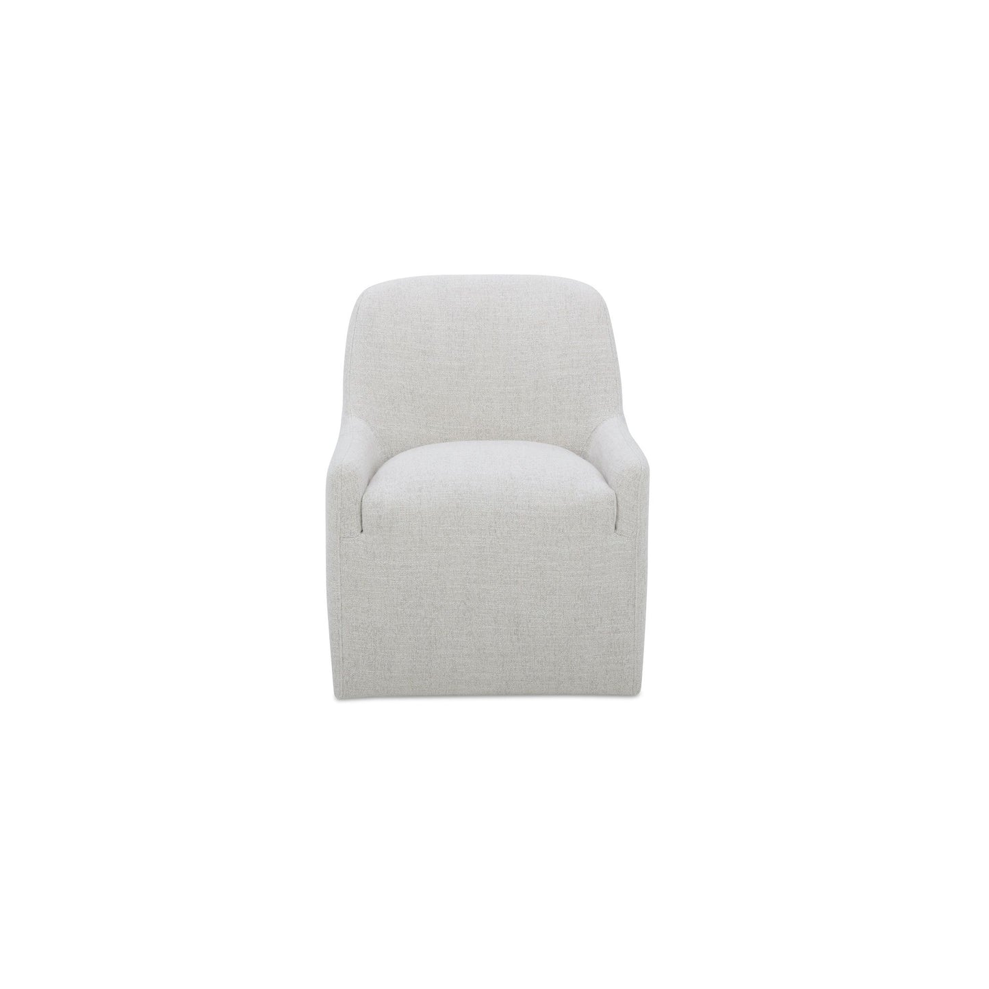 Maisie - Rolling Dining Chair - Flecked Oat / Beige