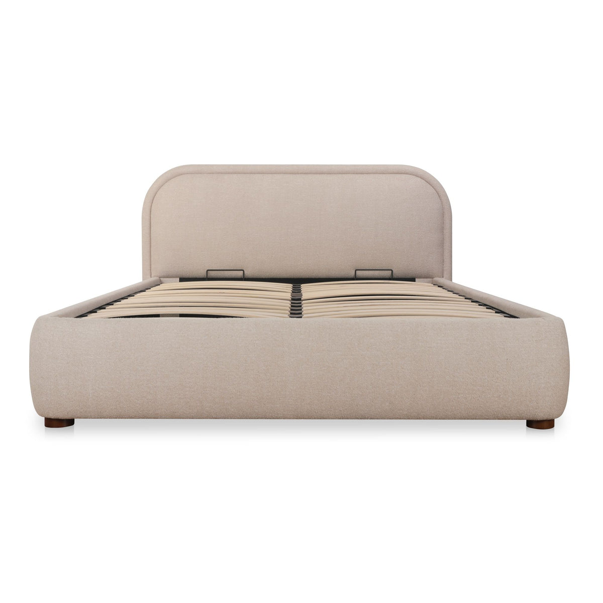 Colin - Queen Storage Bed - Light Brown