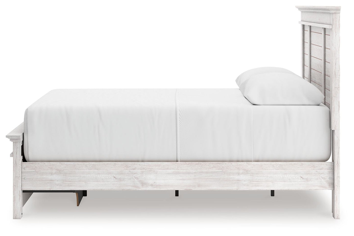 Makidern - Panel Storage Bed With Storage Footboard