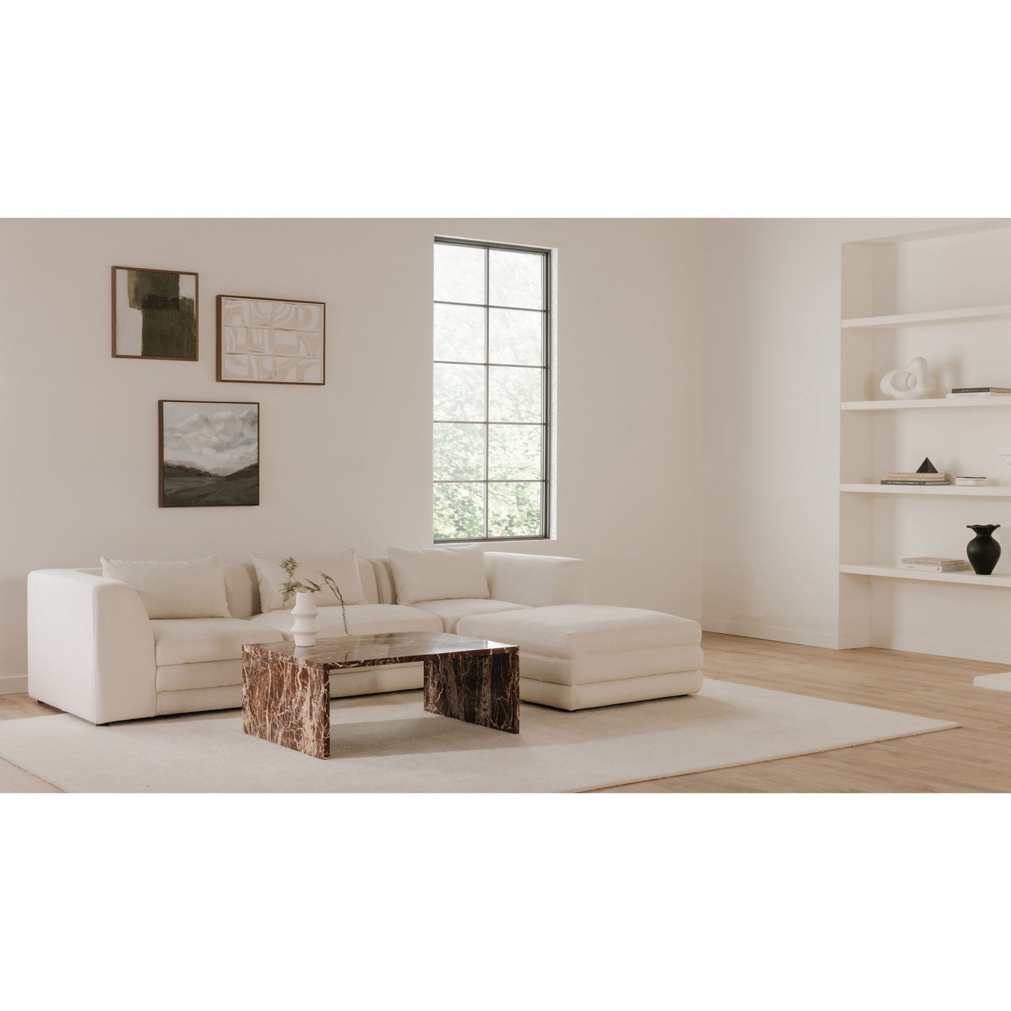 Lowtide - Lounge Modular Sectional - Warm White