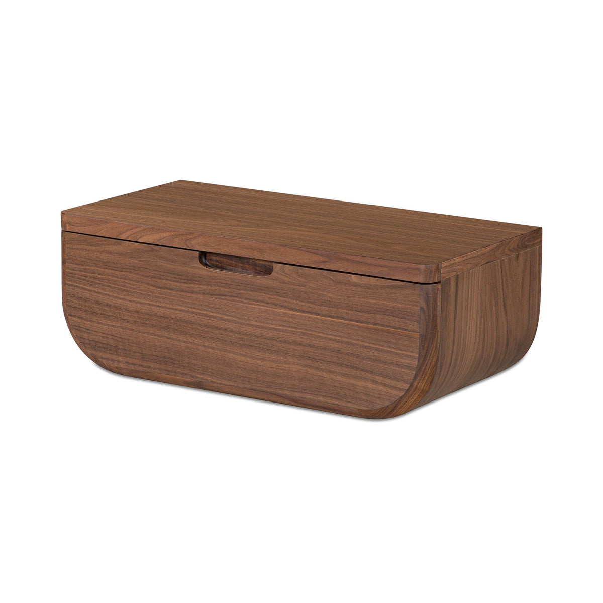 Hettie - Floating Nightstand - Dark Brown