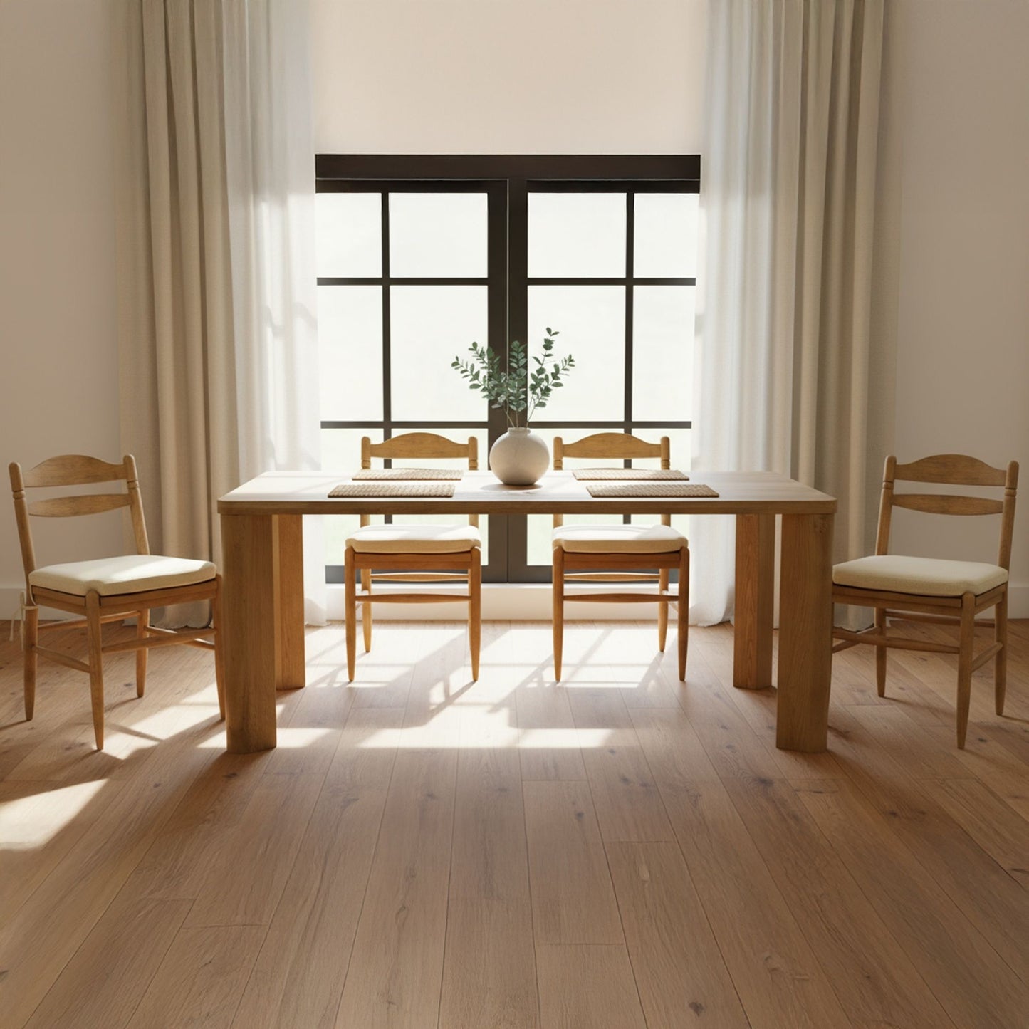 Segment - Small Dining Table - Heritage Brown