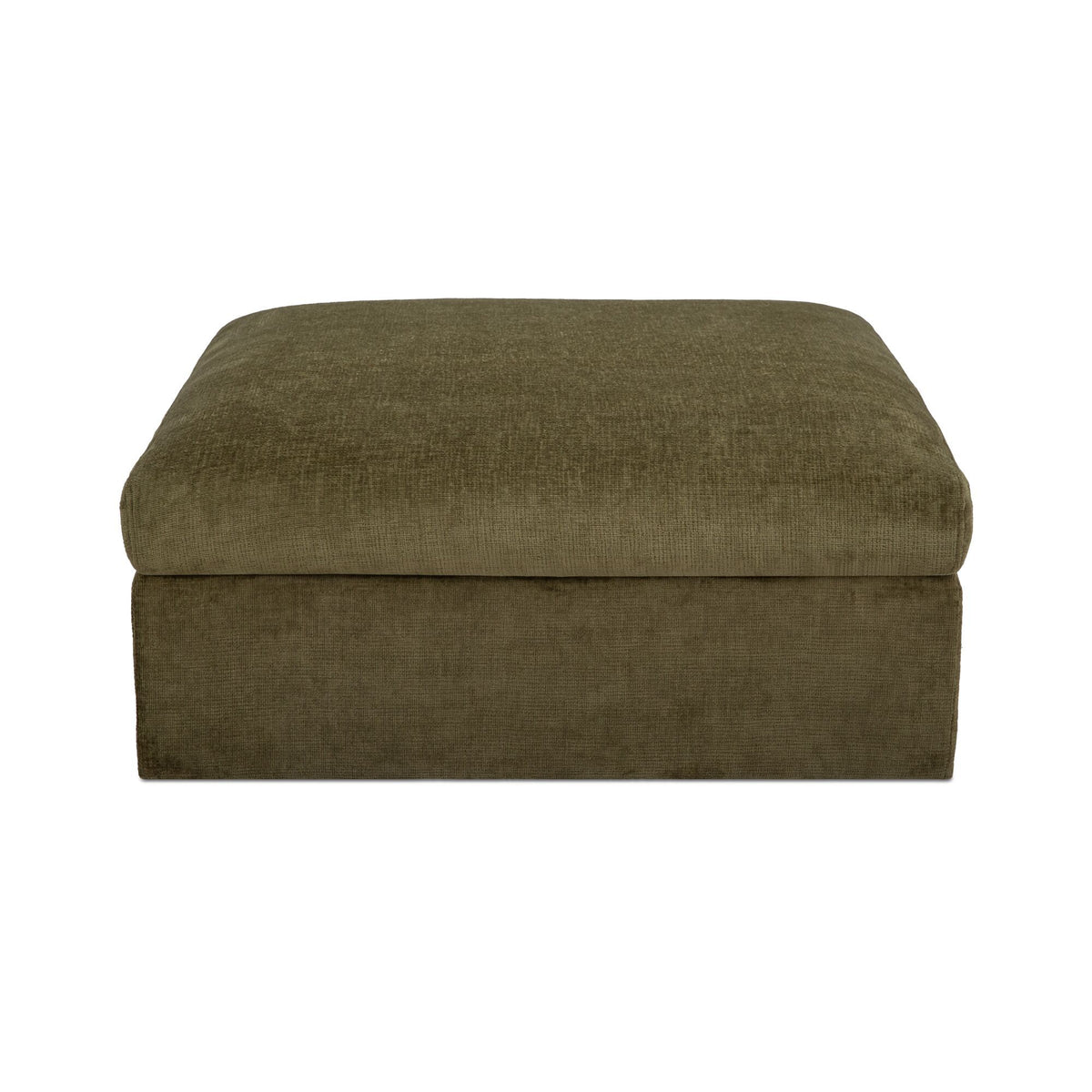 Swift - Storage Ottoman - Dark Green