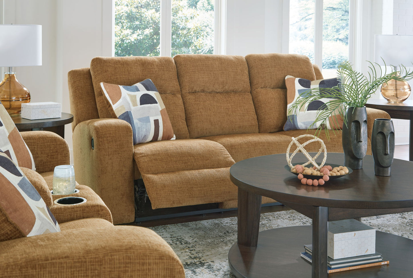 Kanlow - Reclining Sofa - Honey