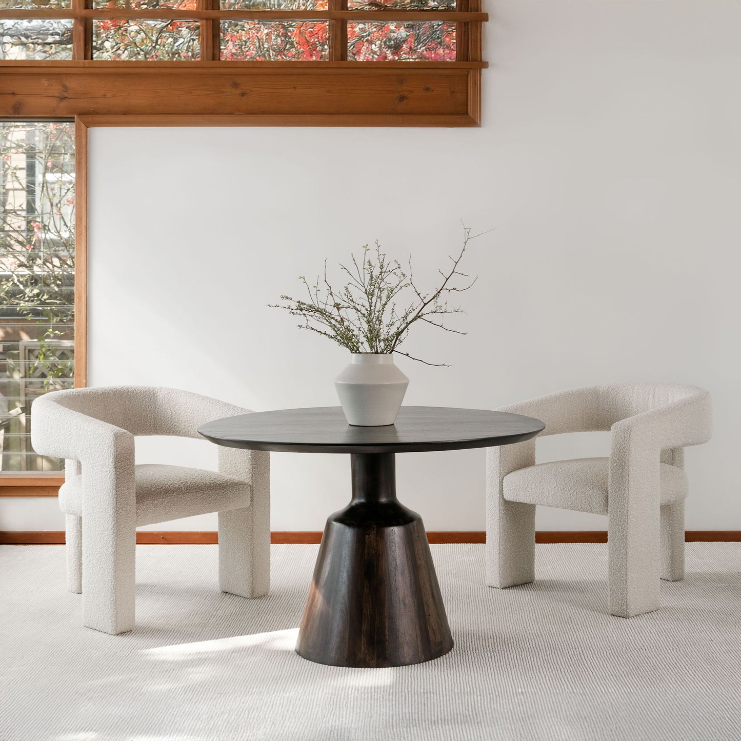 Myron - Dining Table - Dark Sheesham