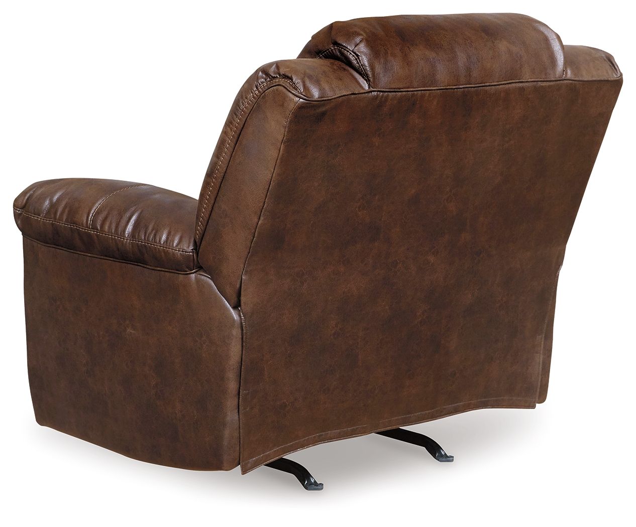 Stoneland - Power Rocker Recliner - Faux Leather - Chocolate