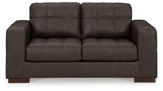 Luigi - Thunder - Loveseat - Leather Match