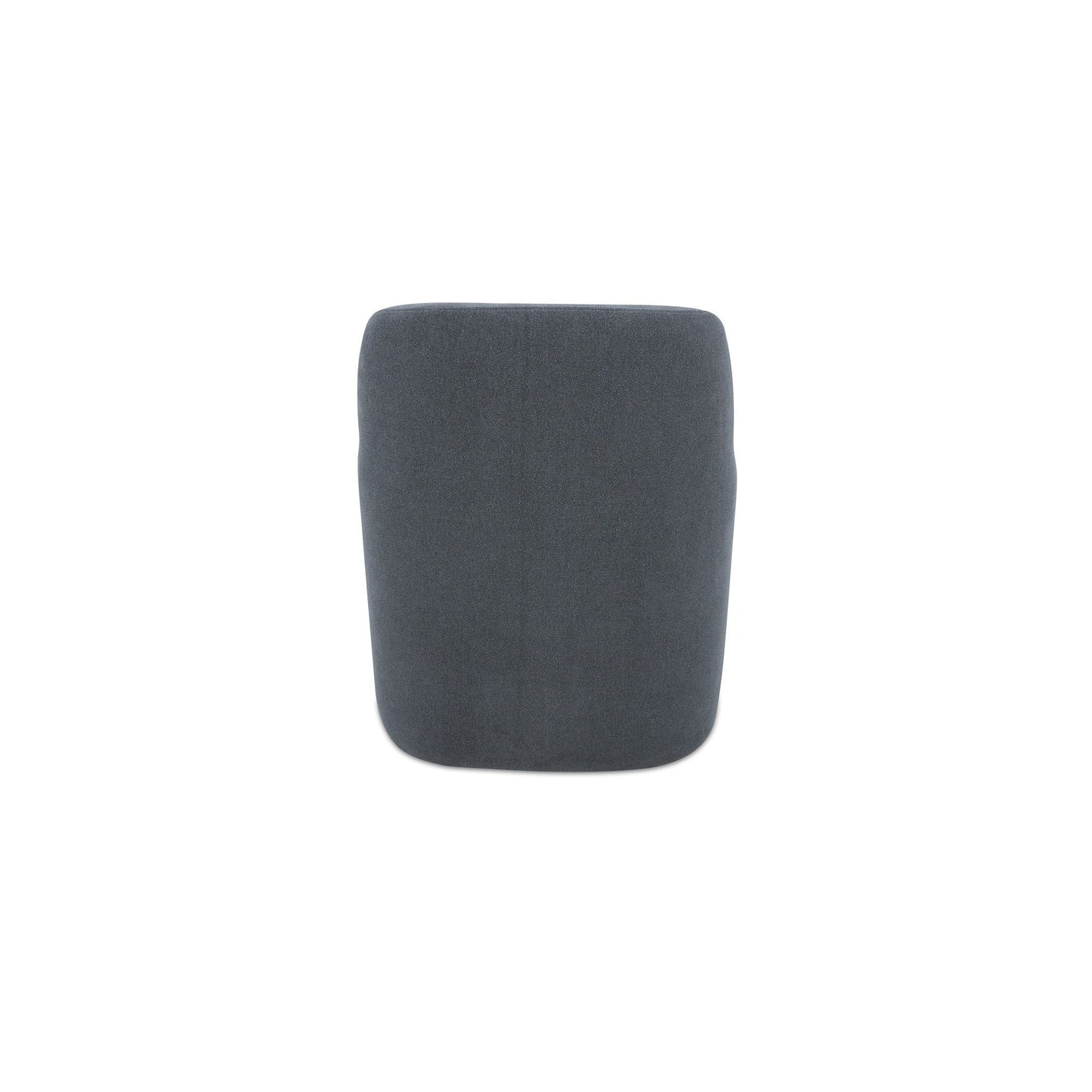 Maisie - Fabric Rolling Dining Chair - Slate Blue