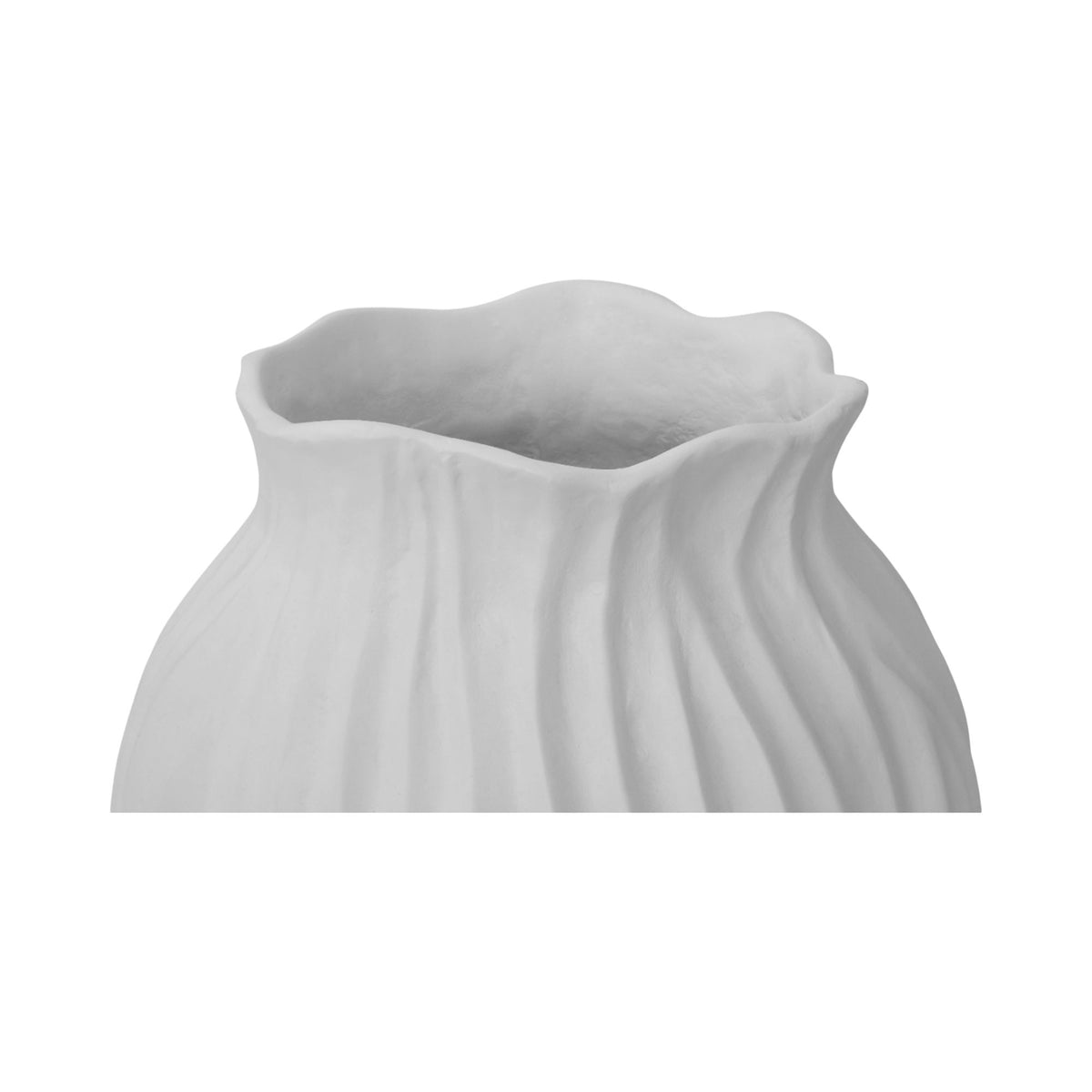 Adria - 14" Vessel - White