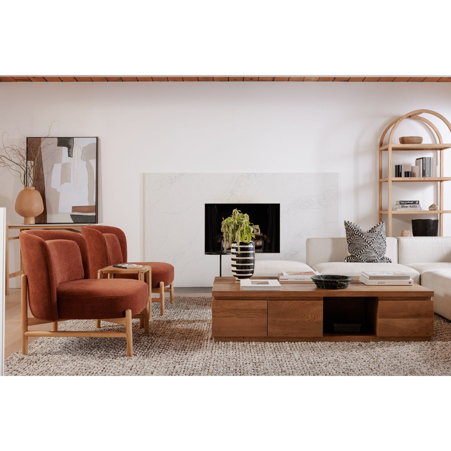 Eero - Bookcase - Beige