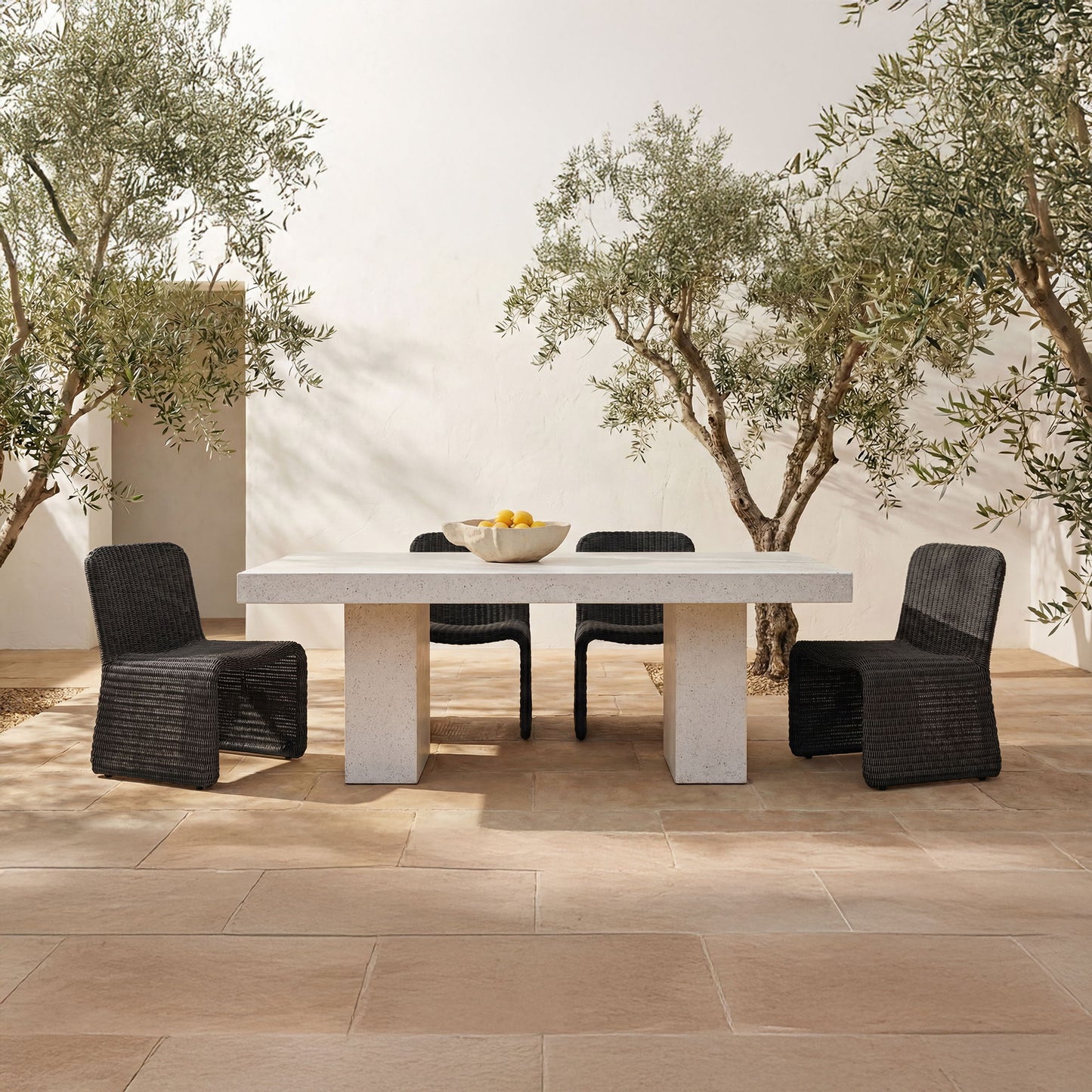 Ella - Outdoor Dining Chair (Set of 2) - Charcoal / Gray
