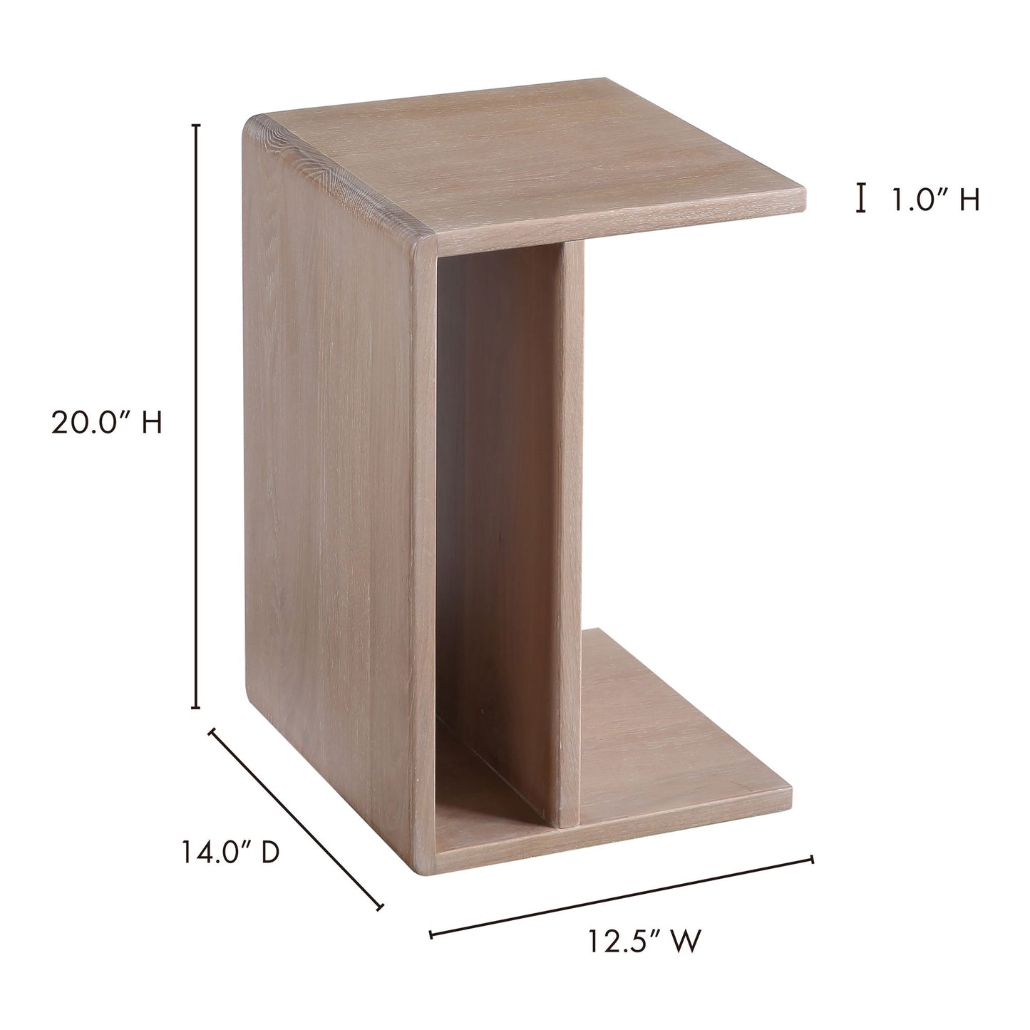 Hiroki - Accent Table - White Oak