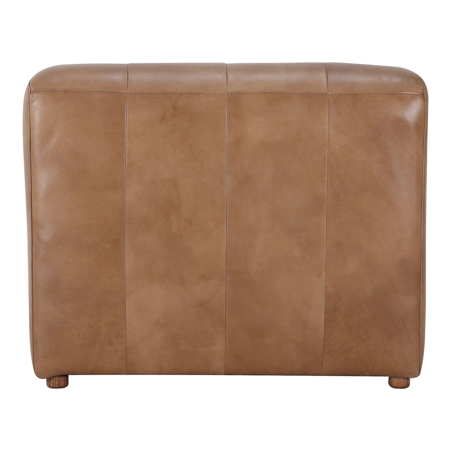 Ramsay - Leather Chaise - Light Brown