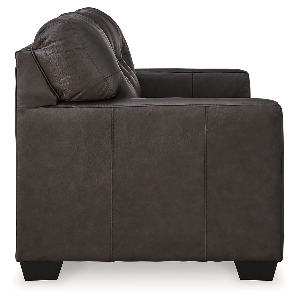 Belziani - Storm - Loveseat - Leather Match