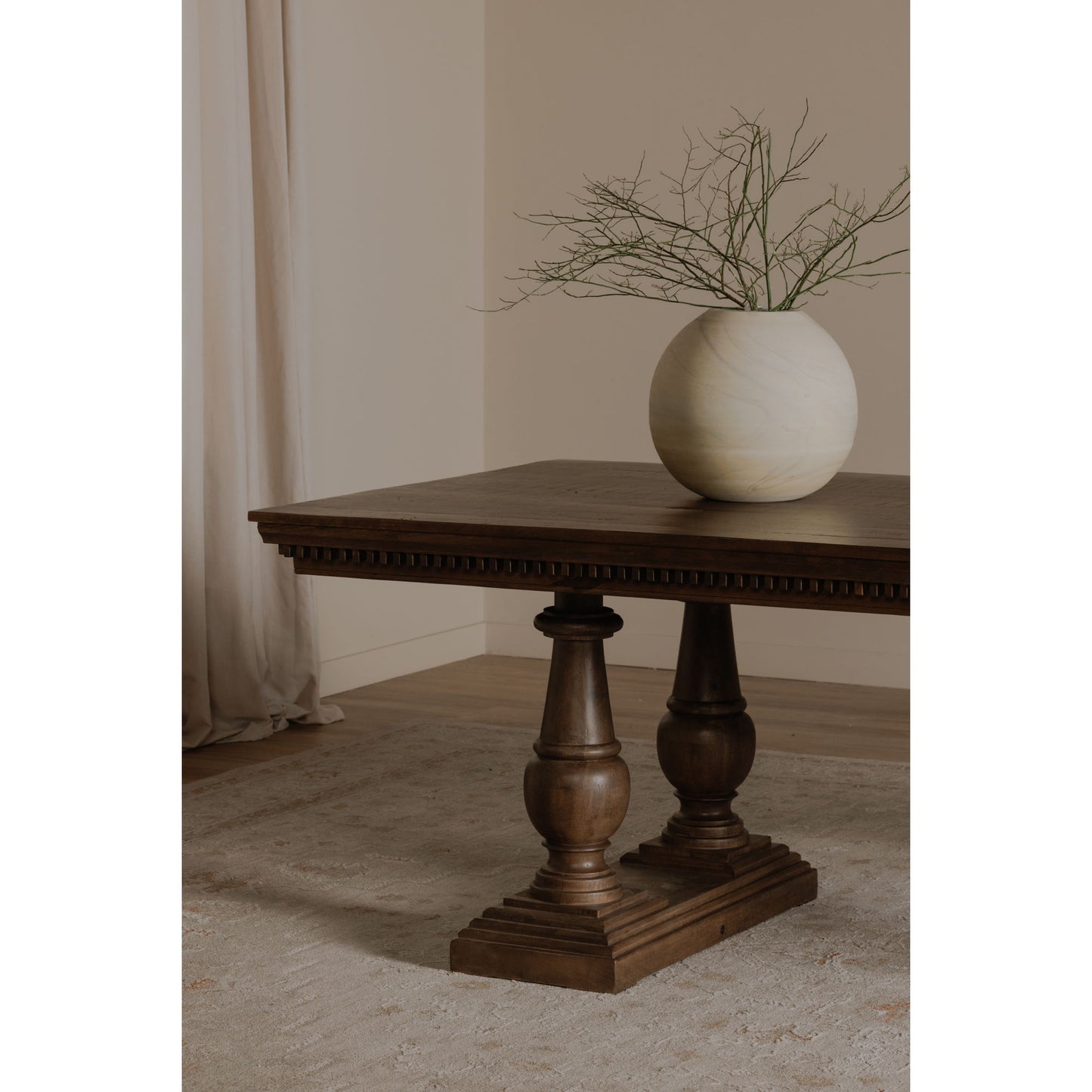Everson - Dining Table - Brown