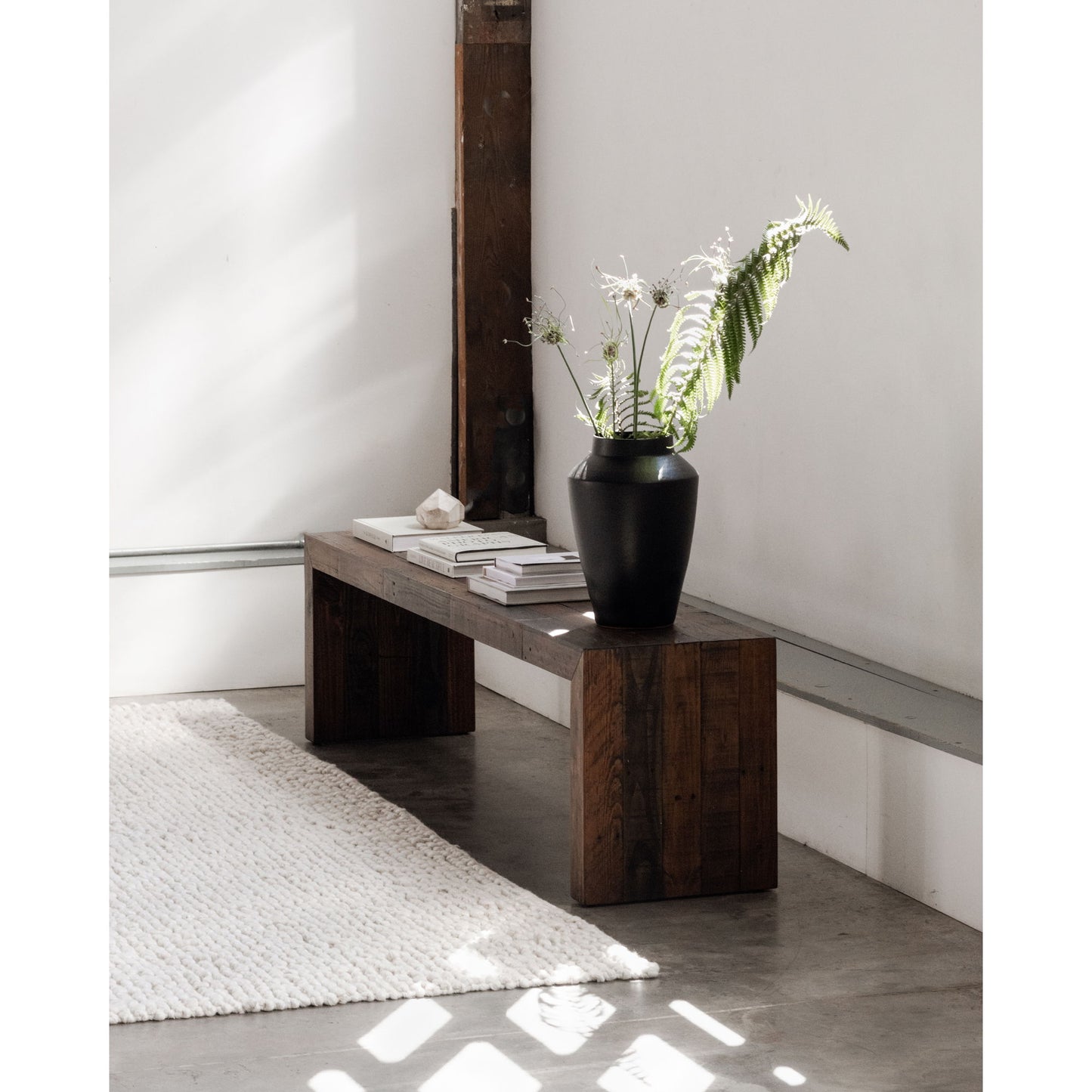 Vintage - Large Bench - Light Brown