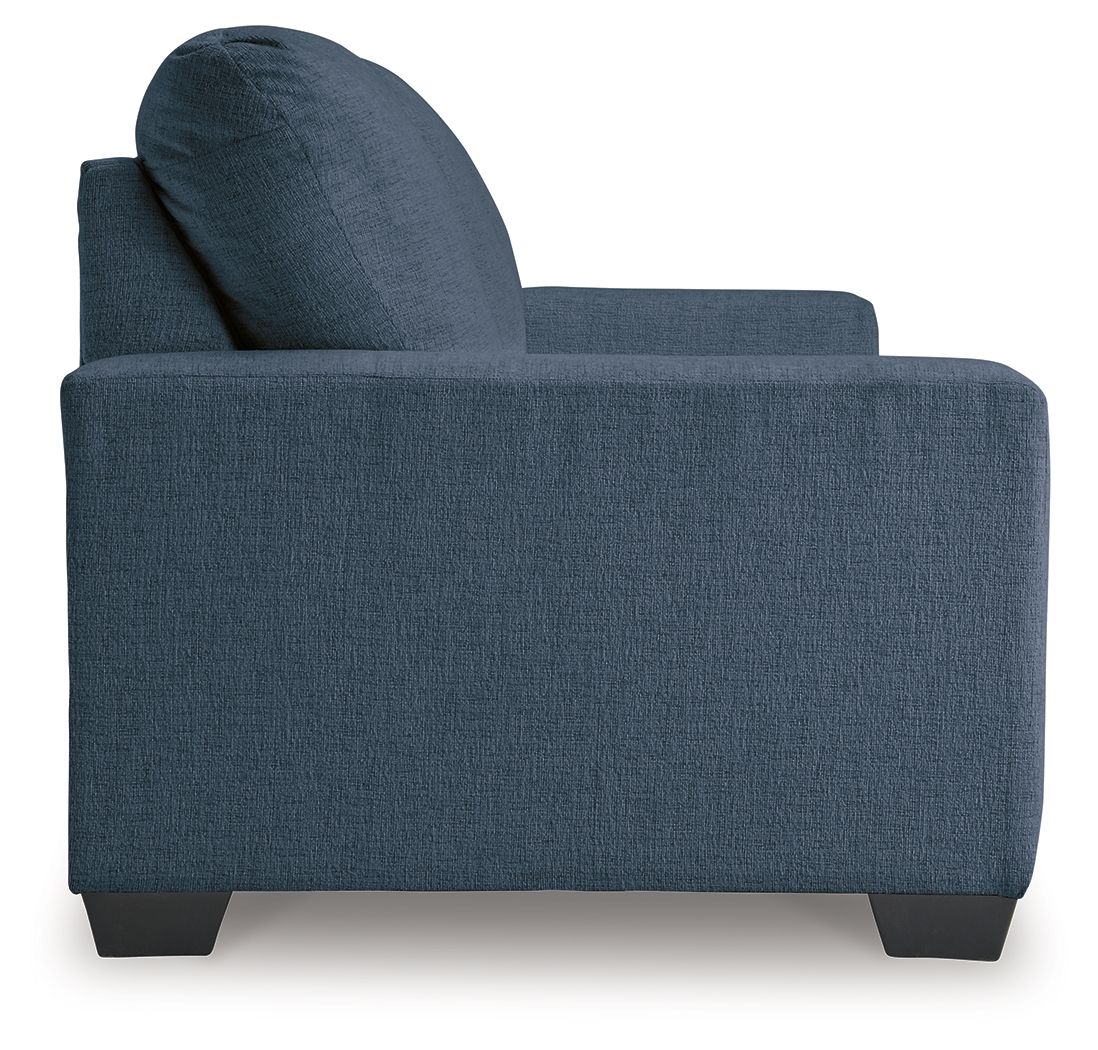 Rannis - Navy - Full Sofa Sleeper - Fabric