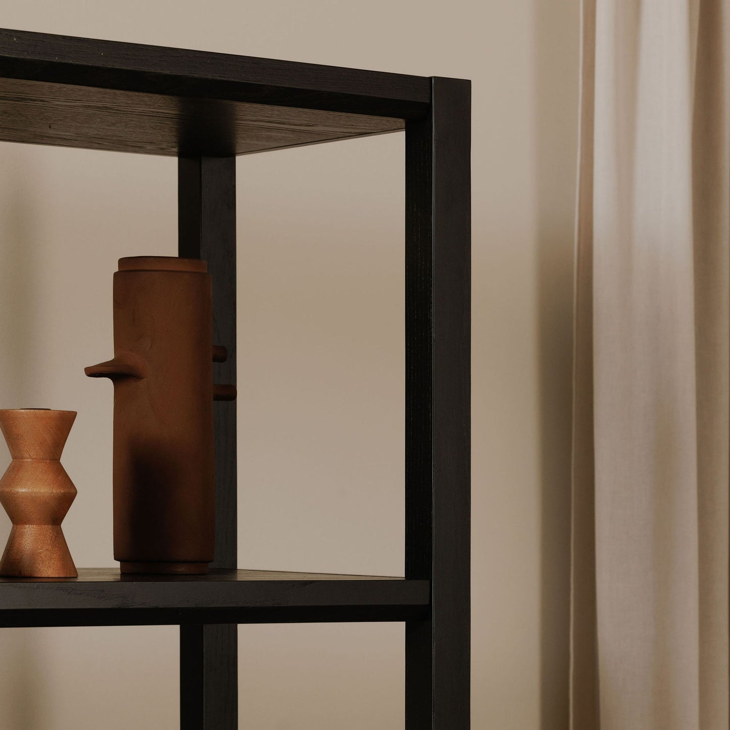 Nolan - Bookcase - Black