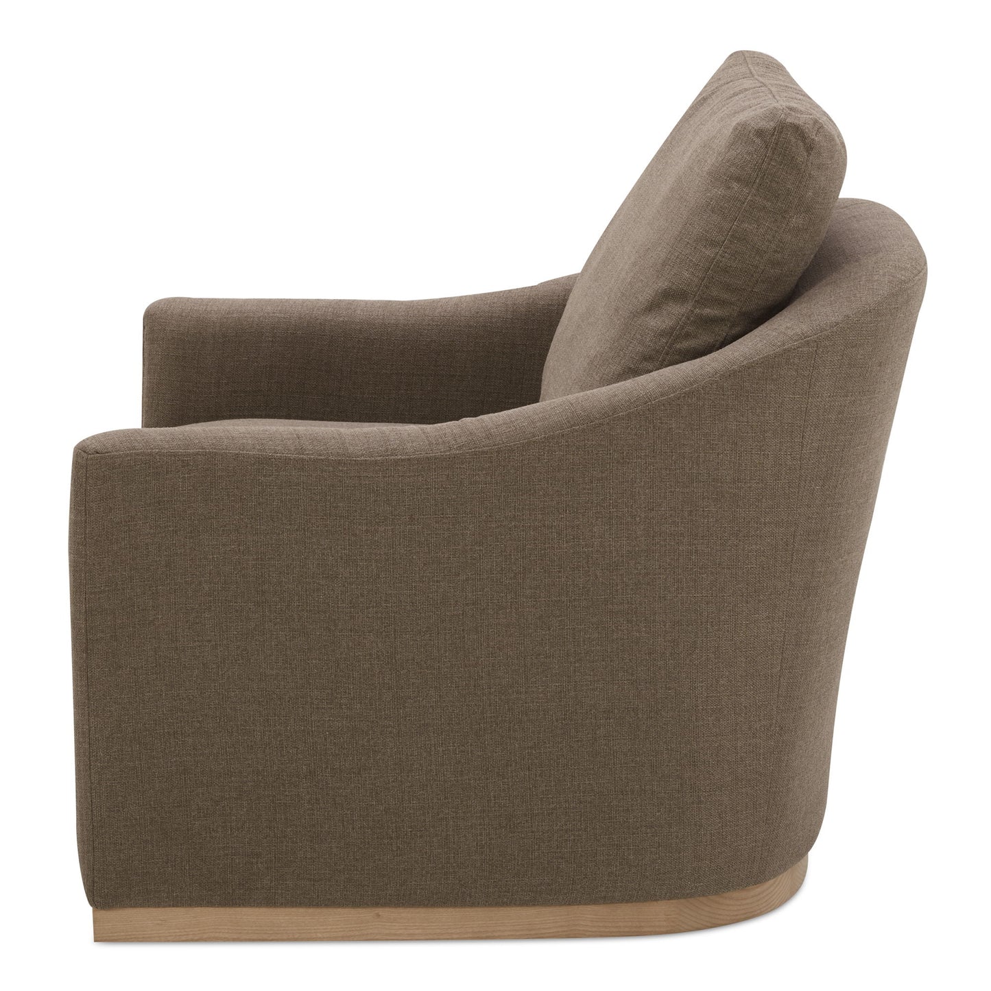 Linden - Swivel Chair - Soft Taupe / Tan