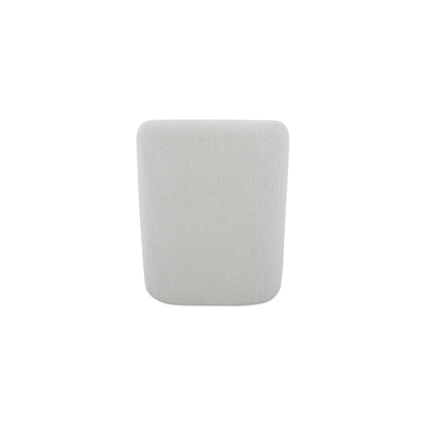 Sandy - Fabric Rolling Dining Chair - Off White