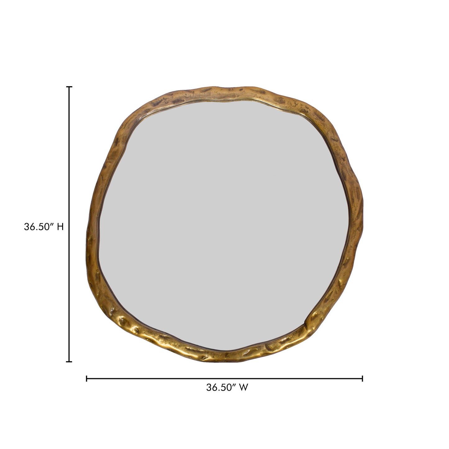 Foundry - Large Mirror - Gold
