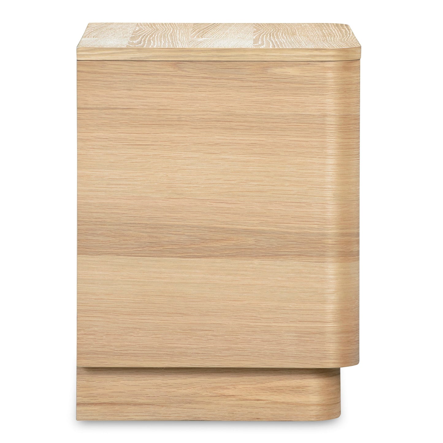 Round Off - Tall Nightstand - Light Brown