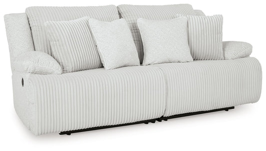 Top Tier - Alloy - 2-Piece Sectional Loveseat With RAF And LAF Recliner