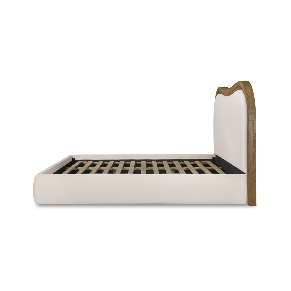 Camilla - Queen Bed - Oat / White / Beige
