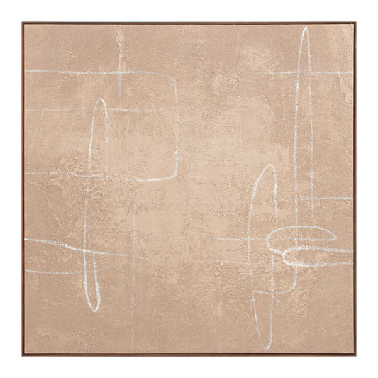 Notion - Canvas Art - Light Brown