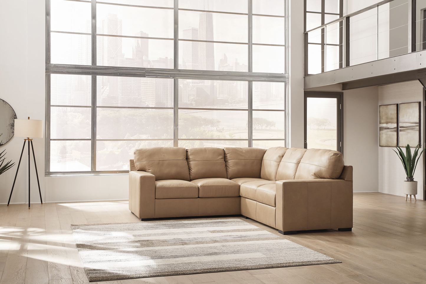 Bandon - Sectional - Leather Match