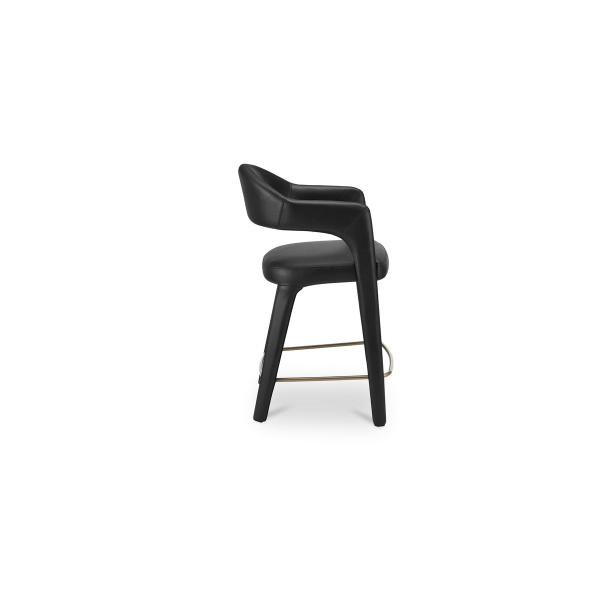 Martens - Counter Stool Leather - Black