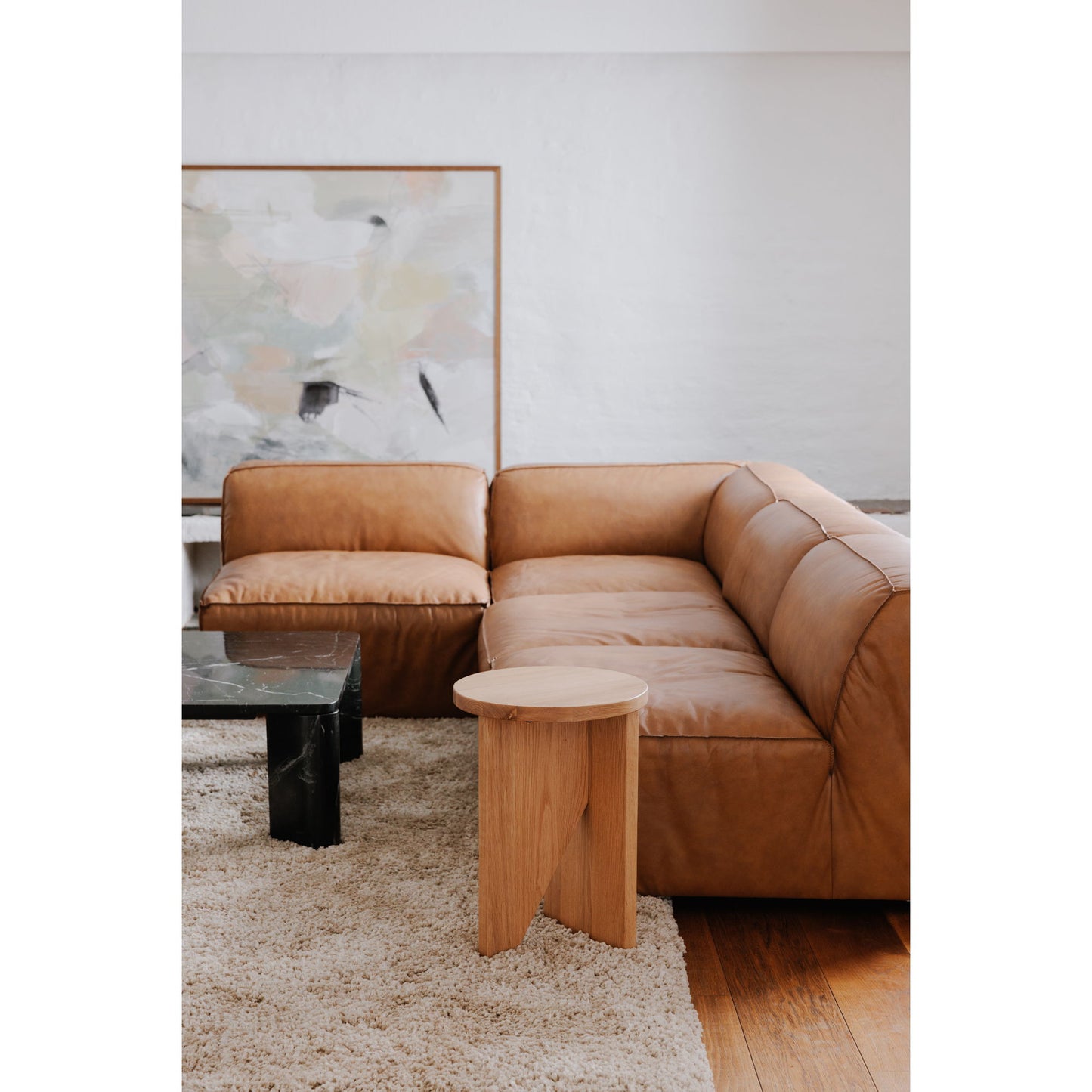Grace - Accent Table Natural Oak - Light Brown