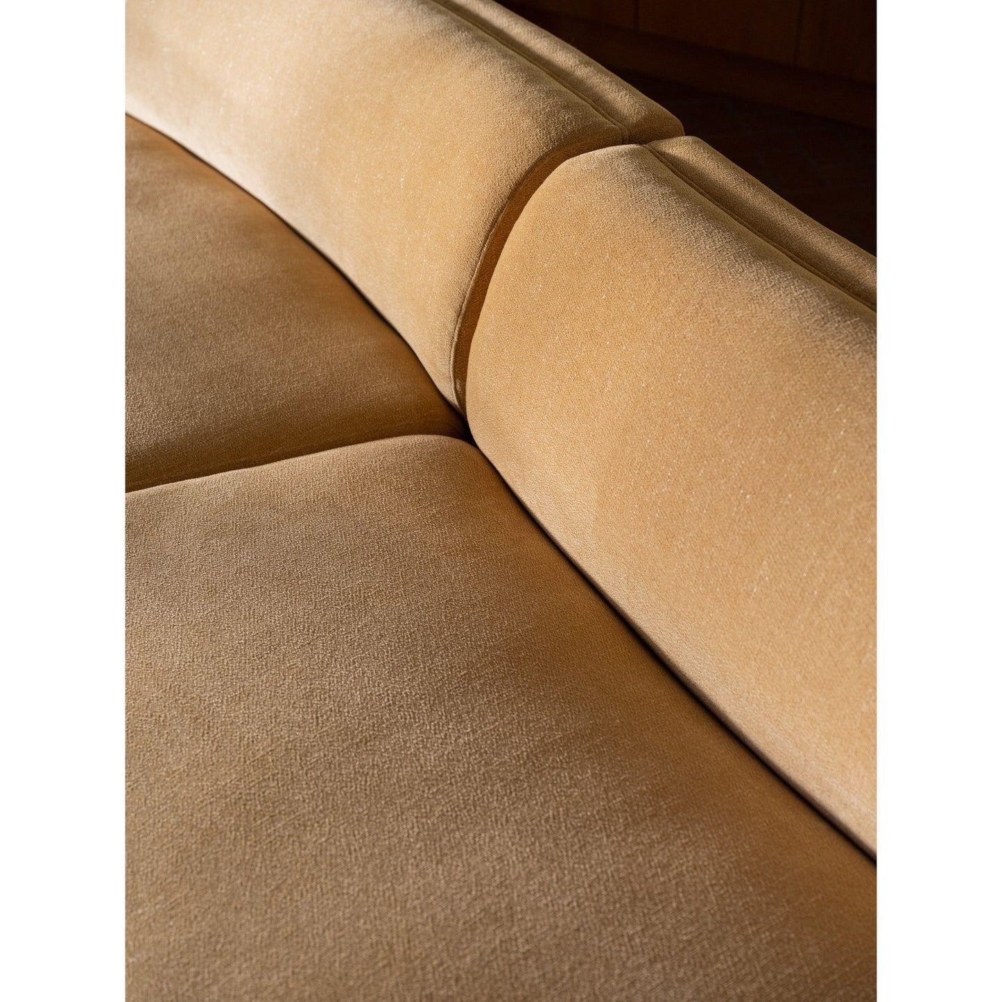 Naomi - Convex Sofa - Golden Yellow