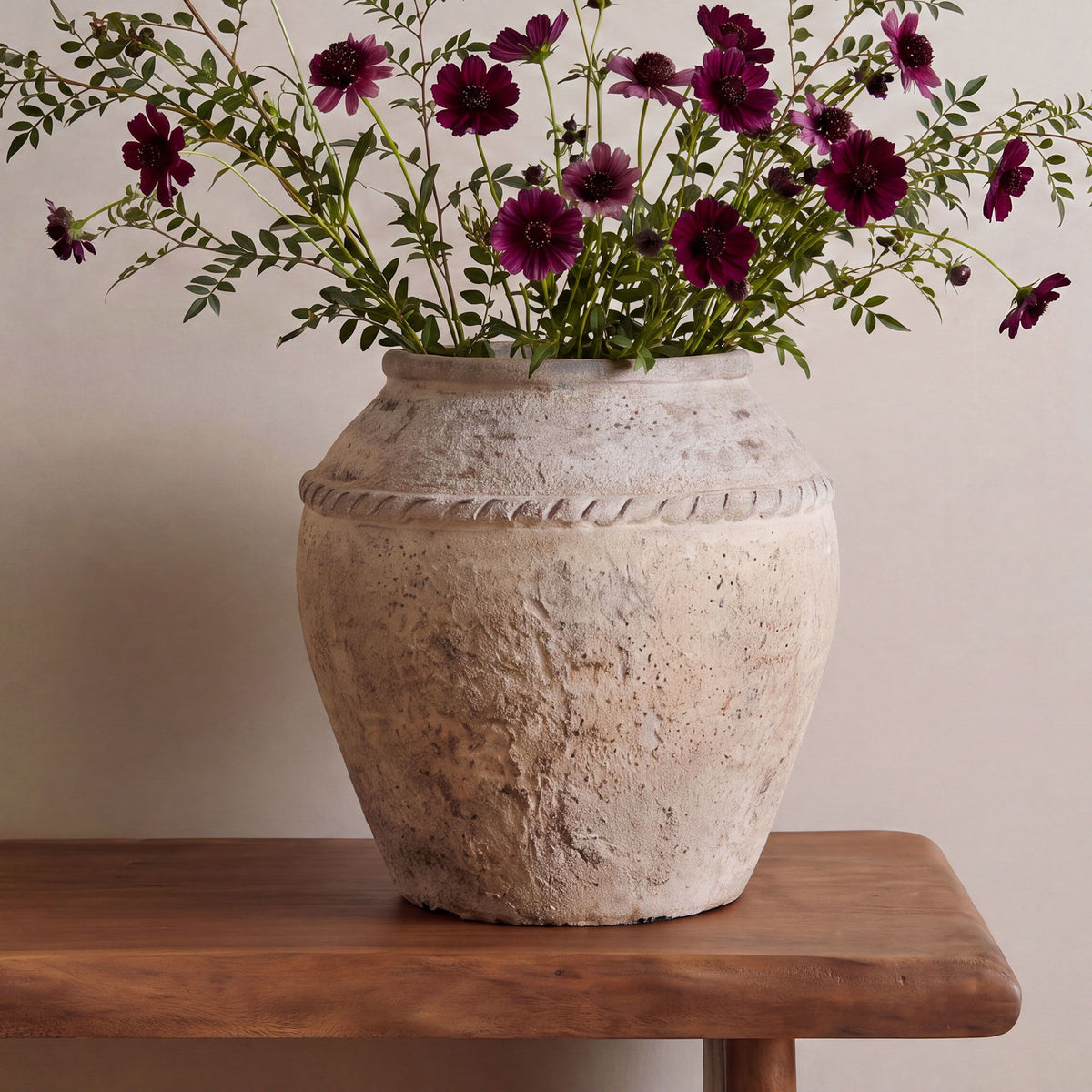 Amai - Clay Pot - White