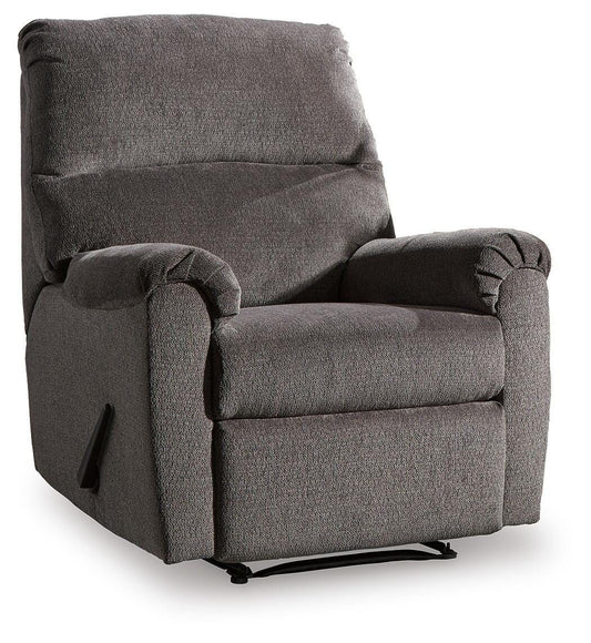 Nerviano - Zero Wall Recliner - Gray - Fabric