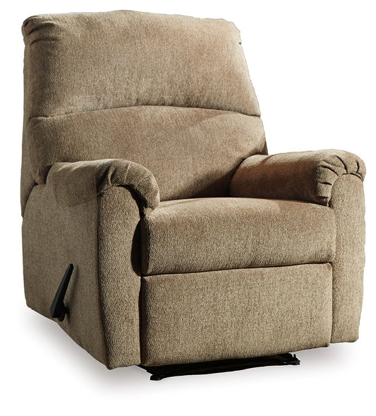 Nerviano - Zero Wall Recliner - Fabric - Mocha
