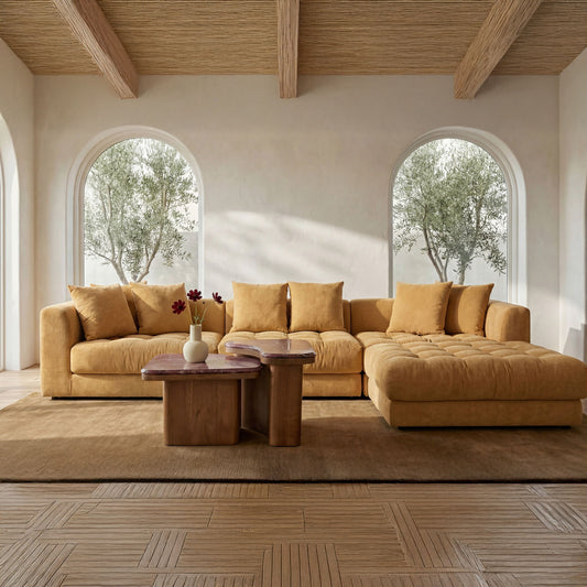 Abi - Nesting Coffee Table - Levante Marble