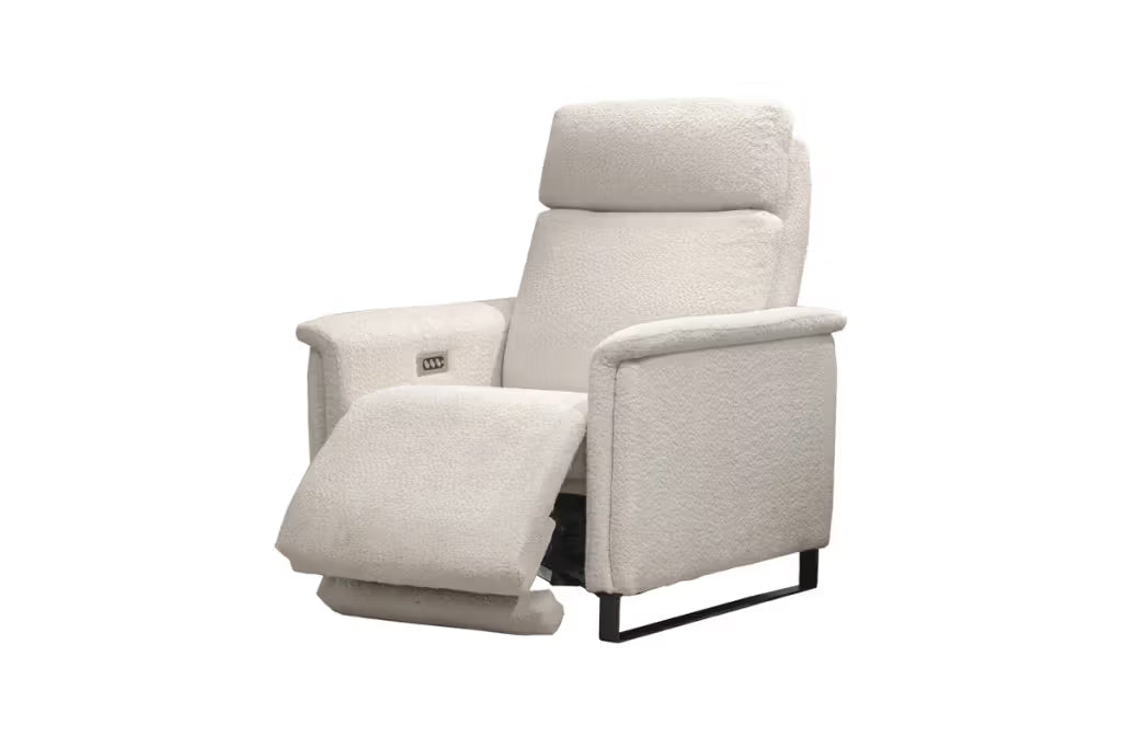 Elran Customizable Felix Power Recliner Available in Fabric or Leather