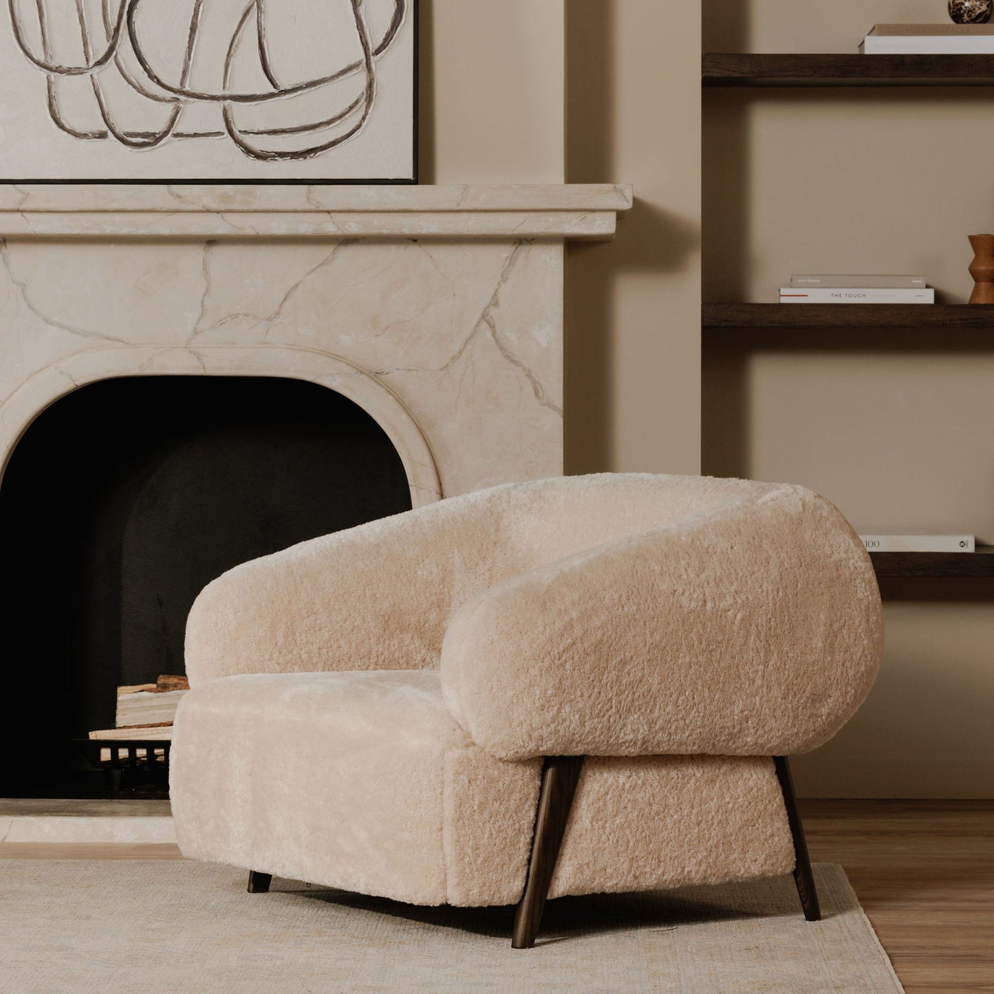 Devlin - Lounge Chair - Cream