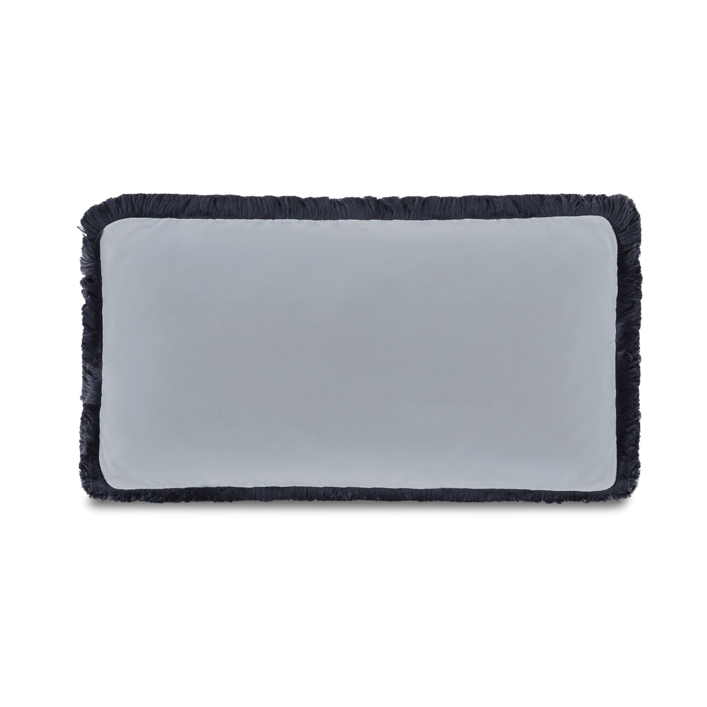 Yasmin - Lumbar Cushion Faux Mohair - Light Blue