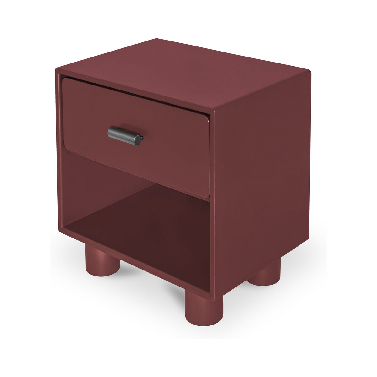 Jolene - Accent Nightstand - Deep Red