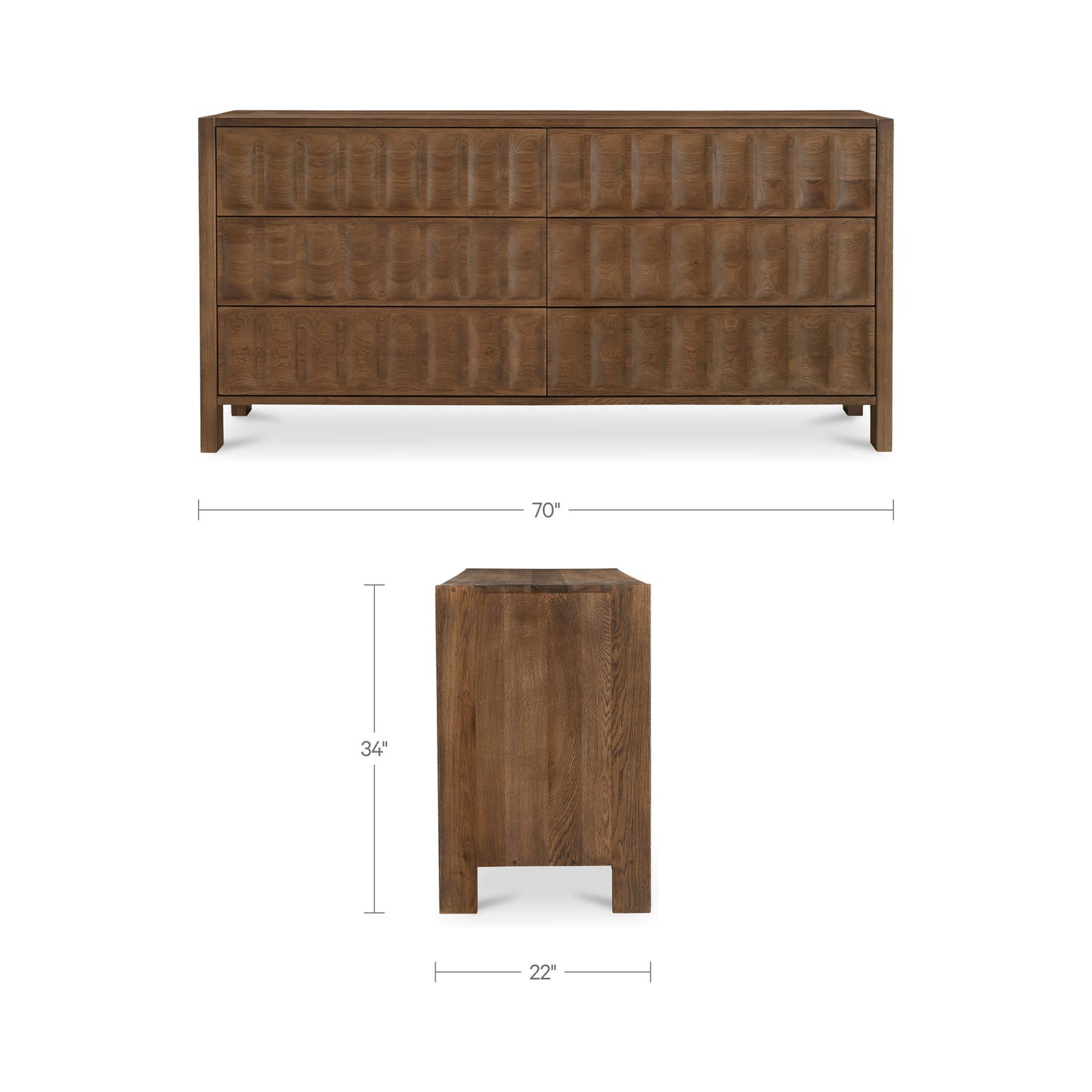 Roland - Dresser - Brown