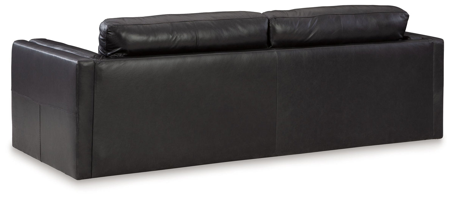 Amiata - Onyx - Sofa - Leather Match