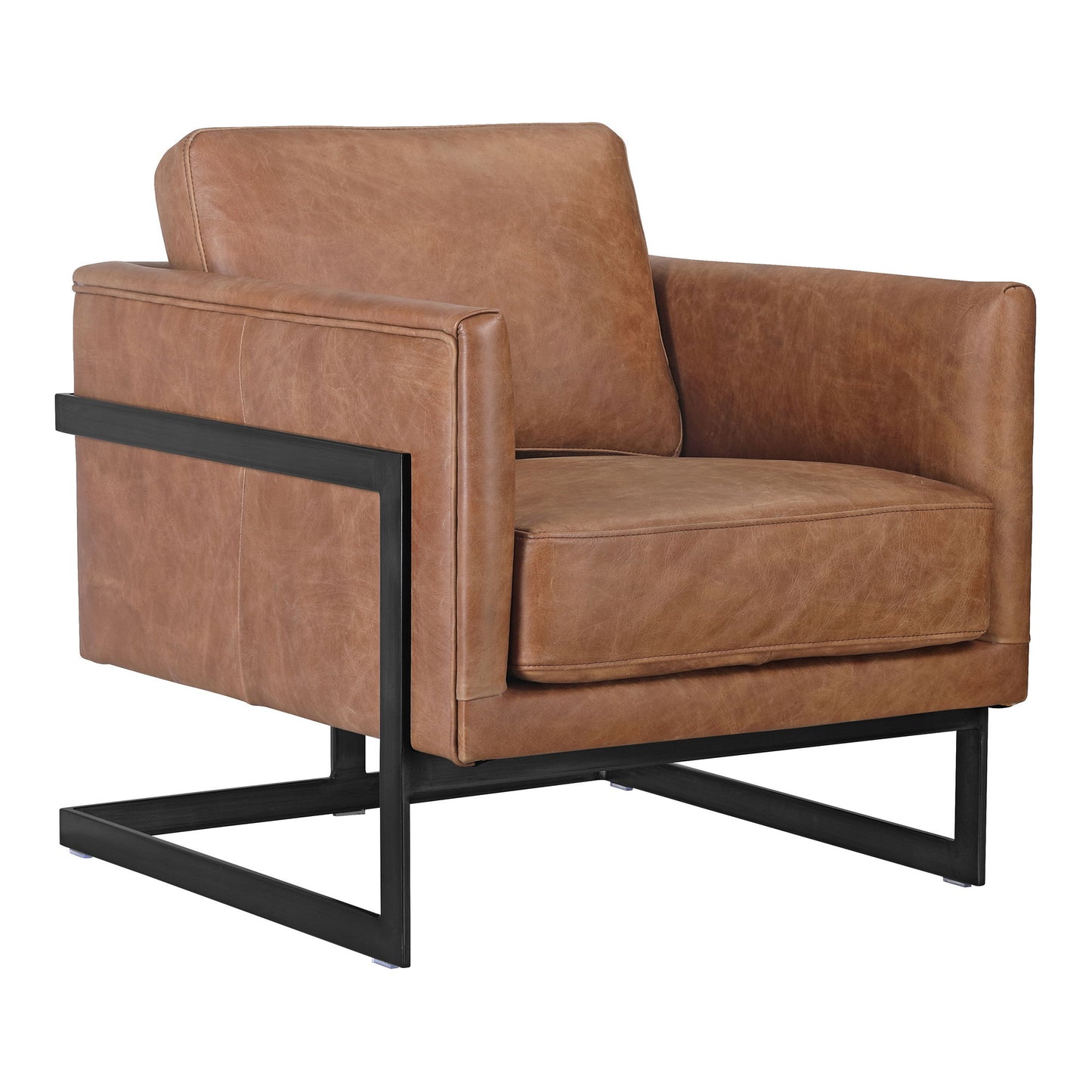 Luxley - Club Chair - Light Brown